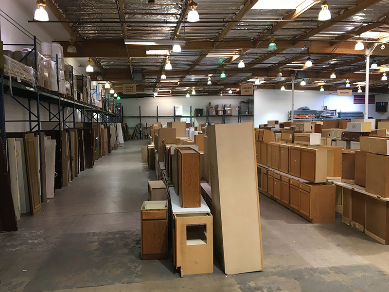 The interior of our Mesa warehouse